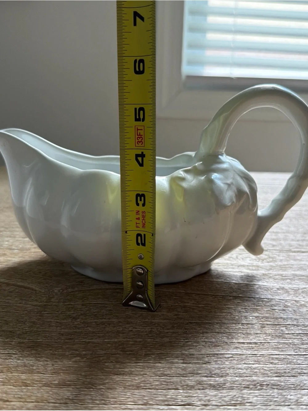 Williams Sonoma Figural Pumpkin Stoneware Gravy Boat